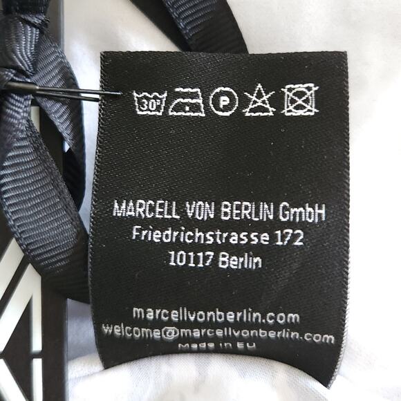 MARCELL VON BERLIN leopard print one piece black white swimsuit Size XS / S NEW - Picture 4 of 6